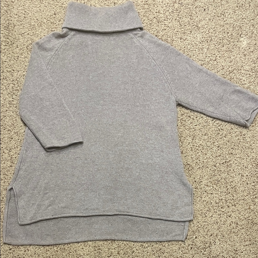 Philosophy Light Gray Cowl Neck Sweater